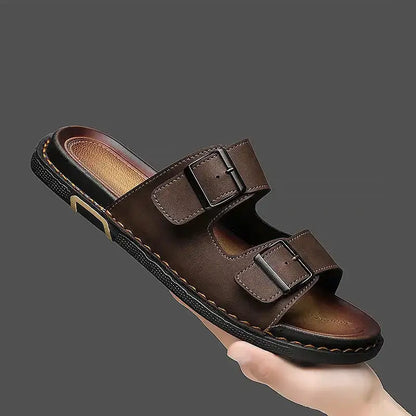 Shoes Men Sandals Slippers Sneaker Leather Men&