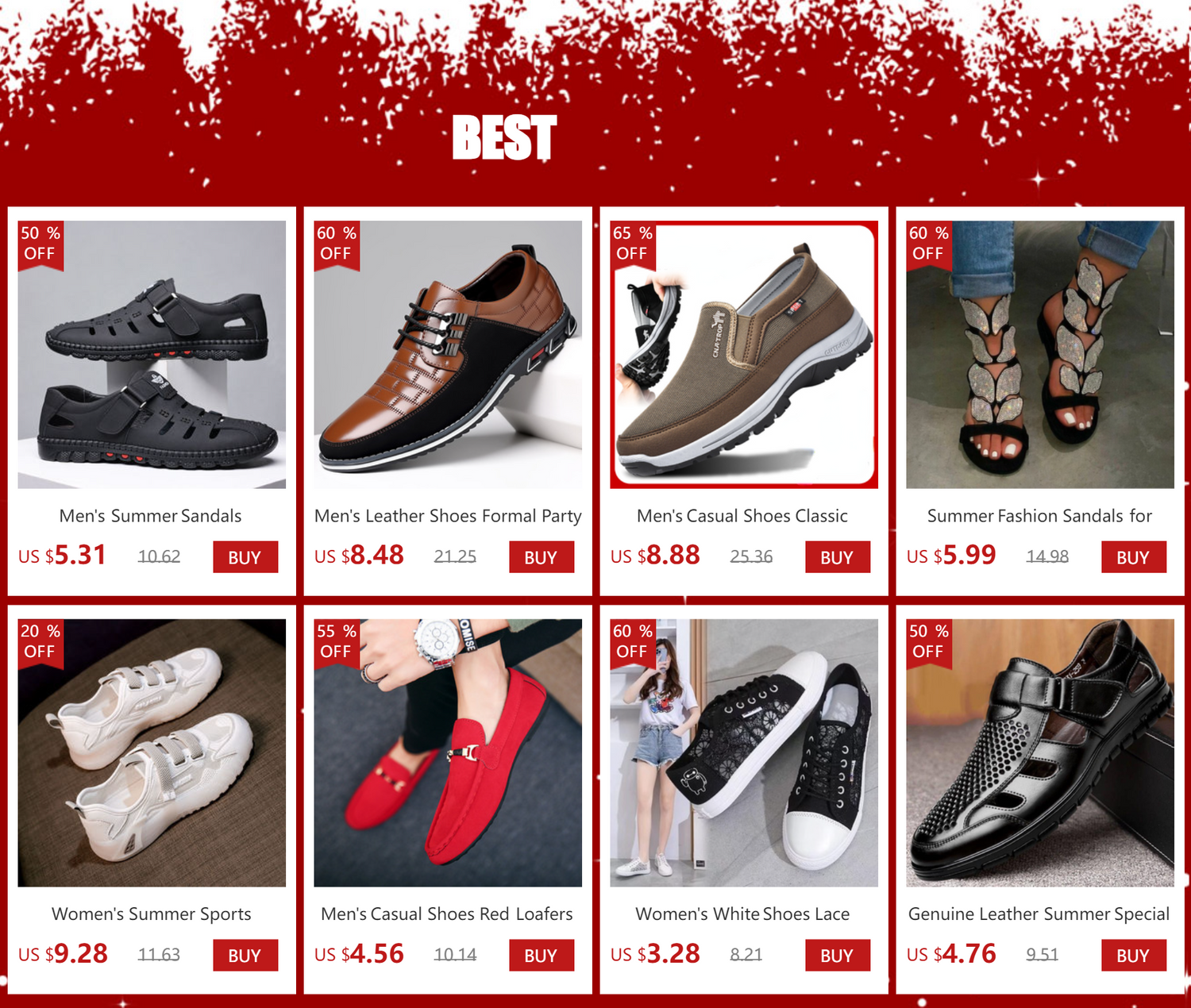 Genuine Leather Summer Special Offer Men&