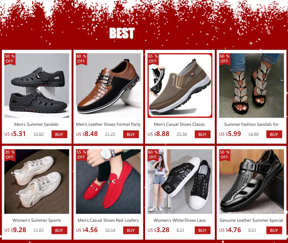 Genuine Leather Summer Special Offer Men&
