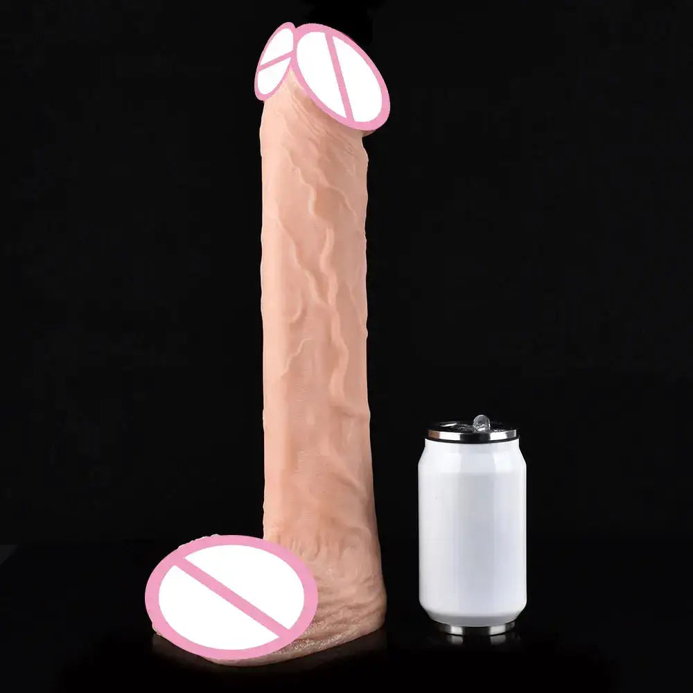 FAAK 16.5in huge long dildo realistic penis massive cock sex toys for women anal massage masturbator clitoral stimulate sex shop by Dropshipman