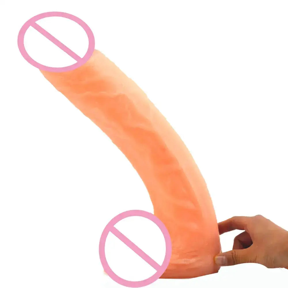 FAAK 16.5in huge long dildo realistic penis massive cock sex toys for women anal massage masturbator clitoral stimulate sex shop by Dropshipman