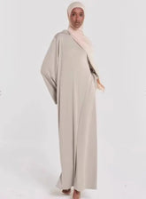 Dress Women Eid Modest Dresses Prayer Abayas Dubai Vestidos Saudi Arabic Long Robe Kaftan Morocco Jalabiya Ramadan Caftan SHOPEZRA L.L.C.