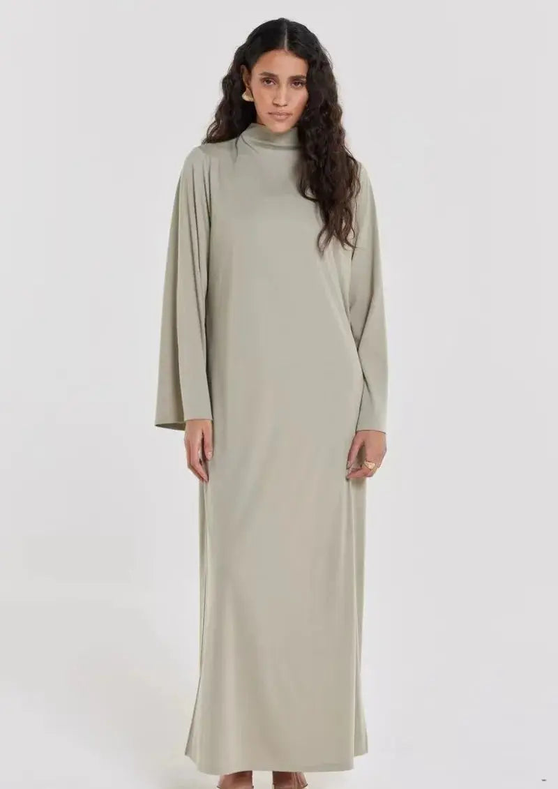 Dress Women Eid Modest Dresses Prayer Abayas Dubai Vestidos Saudi Arabic Long Robe Kaftan Morocco Jalabiya Ramadan Caftan SHOPEZRA L.L.C.