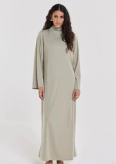 Dress Women Eid Modest Dresses Prayer Abayas Dubai Vestidos Saudi Arabic Long Robe Kaftan Morocco Jalabiya Ramadan Caftan SHOPEZRA L.L.C.