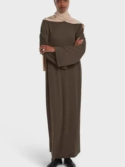 Dress Women Eid Modest Dresses Prayer Abayas Dubai Vestidos Saudi Arabic Long Robe Kaftan Morocco Jalabiya Ramadan Caftan SHOPEZRA L.L.C.
