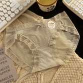 Ladies pure wind lace underwear women summer cotton cotton 7A antibacterial crotch girls waist plus size high split wholesale SHOPEZRA L.L.C.