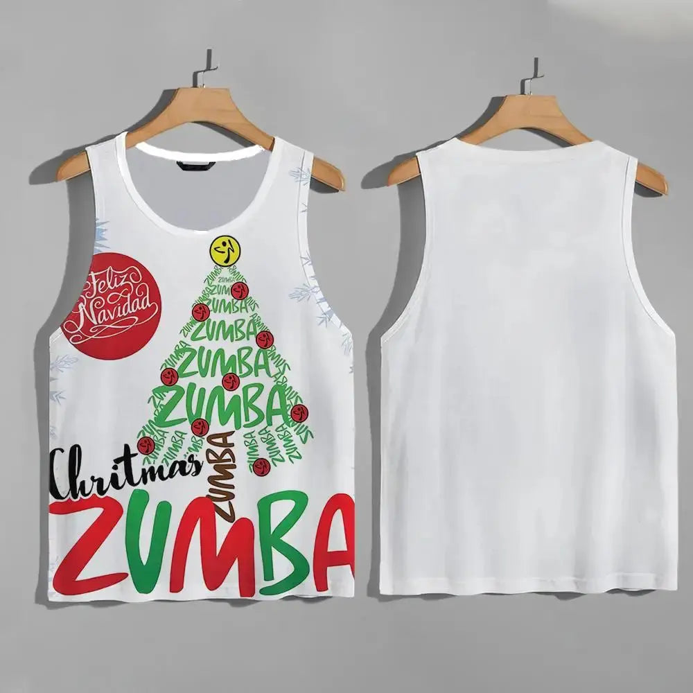 Unisex Zumba Wear quick-dry workout vest by SHOPEZRA L.L.C., featuring a sporty casual design for men and women.