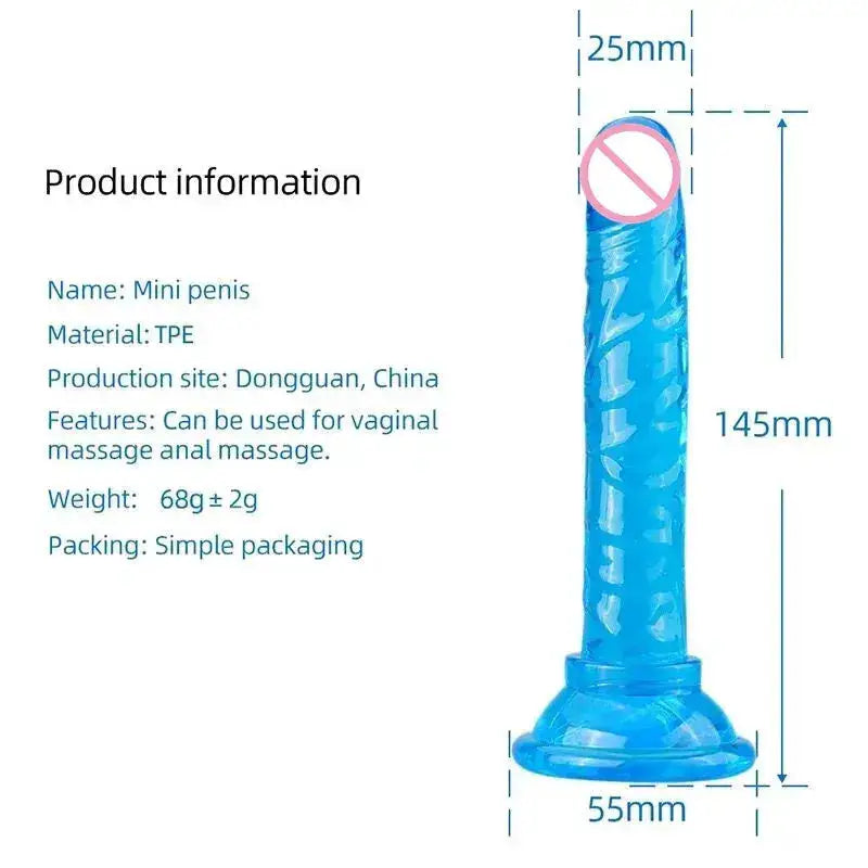 Female Masturbator Silicone Dildo with Suction Cup Realistic Dick Insertion G-Spot Orgasm Gay Anal Butt Plug BDSM Sex Toy by Dropshipman