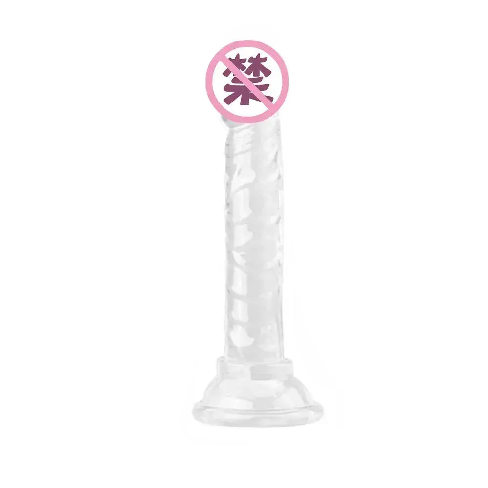 Female Masturbator Silicone Dildo with Suction Cup Realistic Dick Insertion G-Spot Orgasm Gay Anal Butt Plug BDSM Sex Toy by Dropshipman