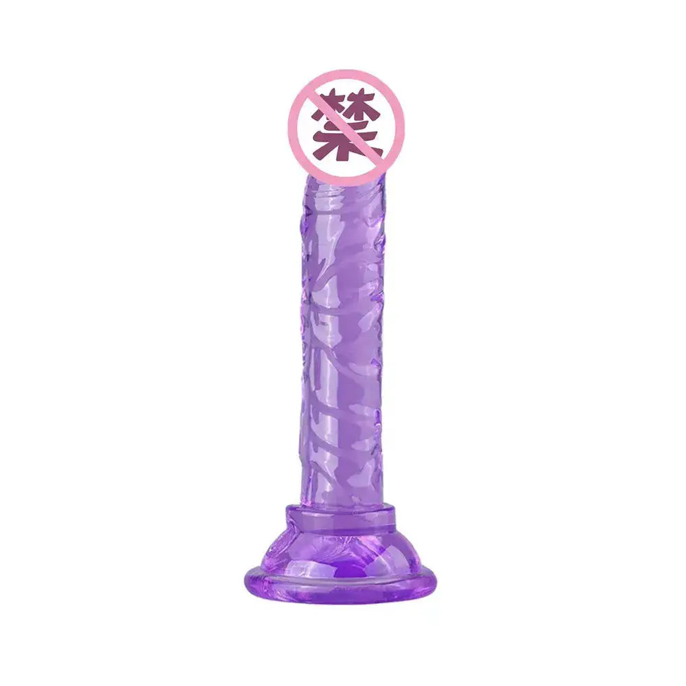 Female Masturbator Silicone Dildo with Suction Cup Realistic Dick Insertion G-Spot Orgasm Gay Anal Butt Plug BDSM Sex Toy by Dropshipman