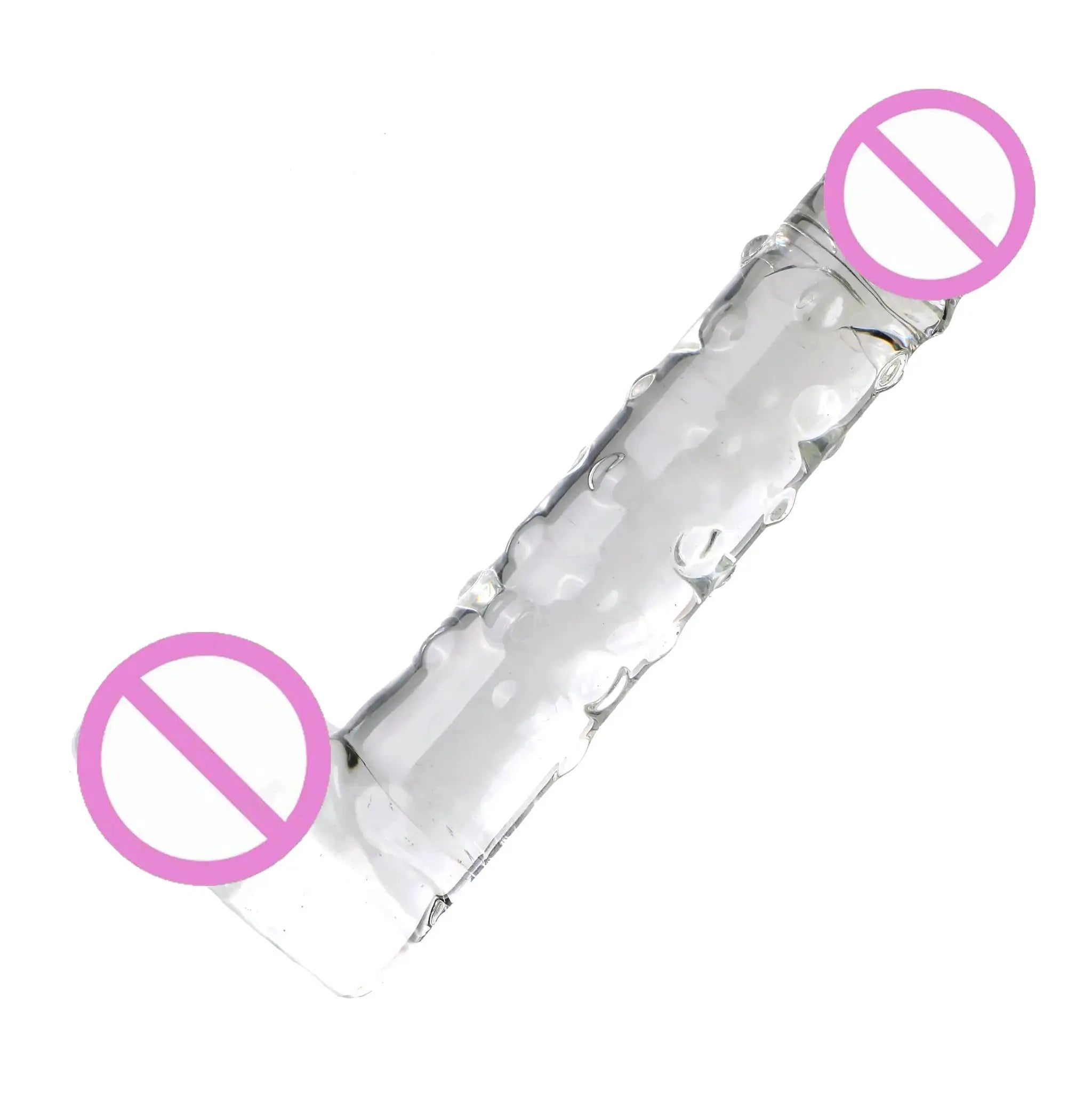 Realistic clear dildo for women with strong suction cup, hands-free design, ideal for G-spot stimulation, by SHOPEZRA L.L.C.