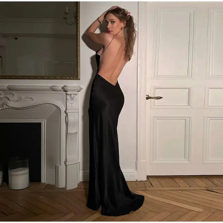 Elegant Lace Satin Spliced Women&