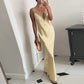 Elegant Lace Satin Spliced Women&