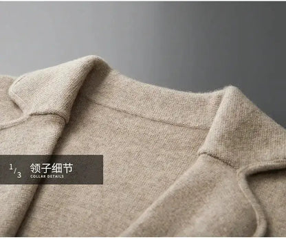 New autumn and winter cashmere sweater large size men&