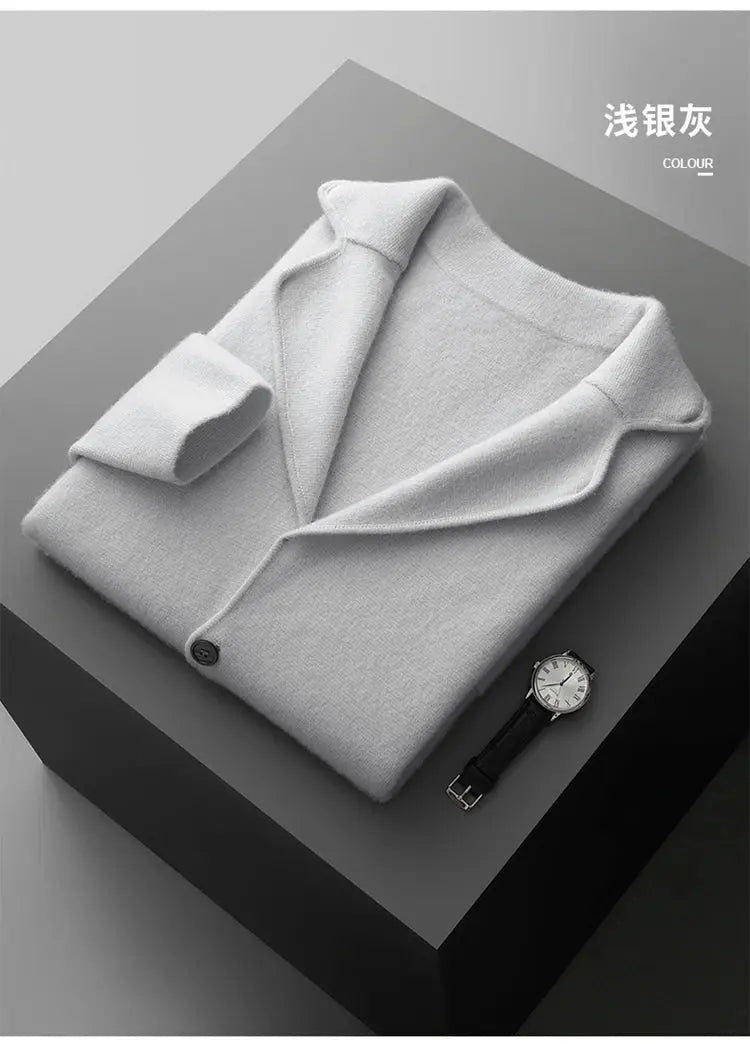 New autumn and winter cashmere sweater large size men&