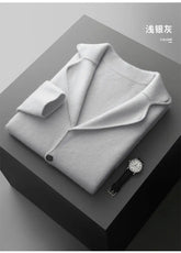 New autumn and winter cashmere sweater large size men&