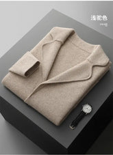 New autumn and winter cashmere sweater large size men&