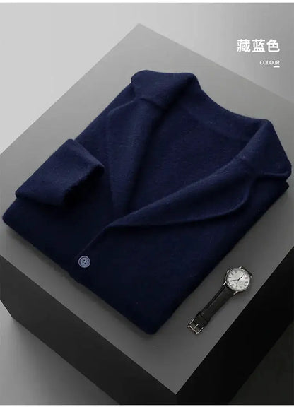 New autumn and winter cashmere sweater large size men&