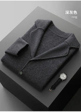 New autumn and winter cashmere sweater large size men&