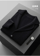 New autumn and winter cashmere sweater large size men&