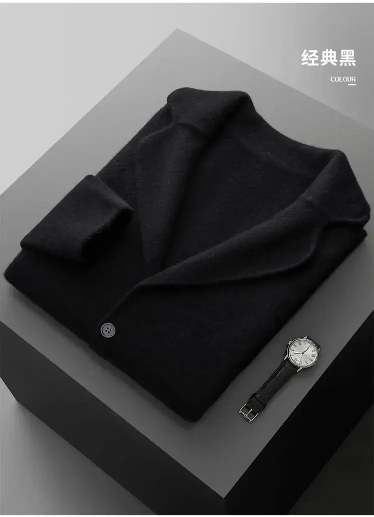 New autumn and winter cashmere sweater large size men&