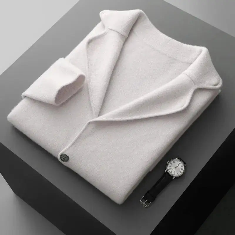 New autumn and winter cashmere sweater large size men&