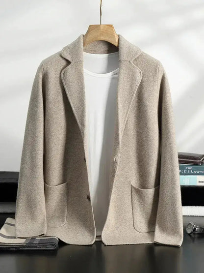 New autumn and winter cashmere sweater large size men&