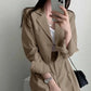 Suit Coat 2 Piece Set Women Blazer Jacket Straight Pants Ensemble Single Breasted Turn Down Collar Trousers Office Lady Outfits SHOPEZRA L.L.C.