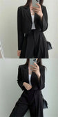 Suit Coat 2 Piece Set Women Blazer Jacket Straight Pants Ensemble Single Breasted Turn Down Collar Trousers Office Lady Outfits SHOPEZRA L.L.C.