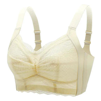 Honeycomb Cloth Large Size Underwear Ultra-Thin Push-Up Underwear to Shrink Secondary Breasts, Big Breasts, Small Breasts, Anti-Sagging Women&