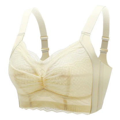 Honeycomb Cloth Large Size Underwear Ultra-Thin Push-Up Underwear to Shrink Secondary Breasts, Big Breasts, Small Breasts, Anti-Sagging Women&