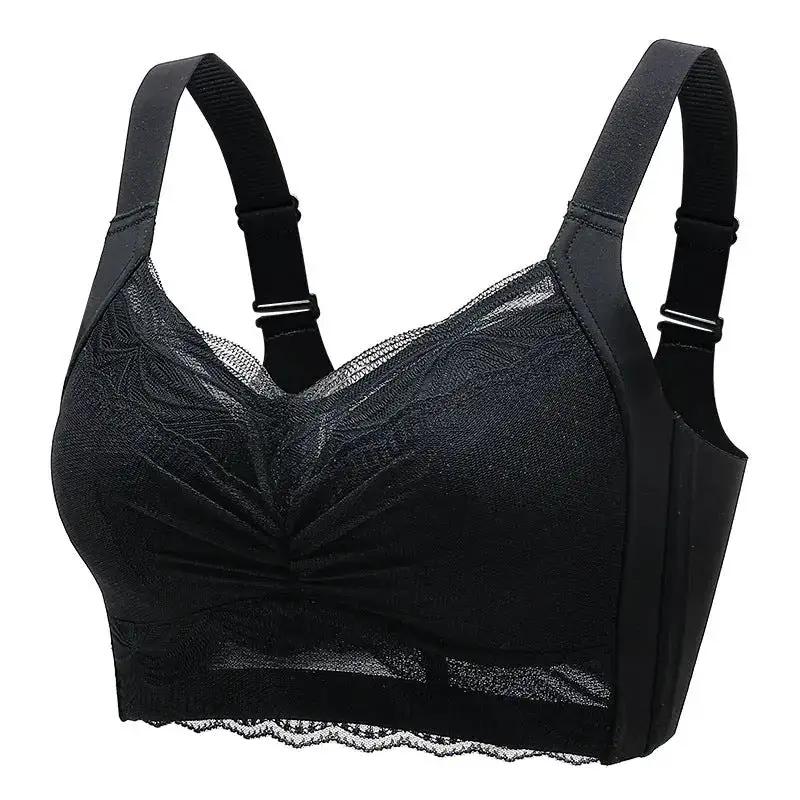 Honeycomb Cloth Large Size Underwear Ultra-Thin Push-Up Underwear to Shrink Secondary Breasts, Big Breasts, Small Breasts, Anti-Sagging Women&