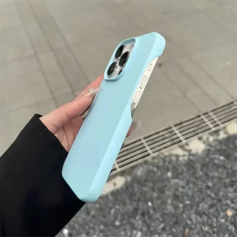 Classic black SHOPEZRA L.L.C. Half-Pack Graphite Case for iPhone 15 Pro Max, showing sleek protective design and textured finish.