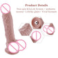 HISMITH silicone dildo sex machine accessory, 9.1 inches long, 1.8 inches diameter, realistic safety design, from SHOPEZRA L.L.C.