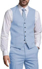 Suits for Men 2 Pieces Vest and Pants Set Gentleman Classic Suit for Men Tuxedo Suit for Men for Wedding Summer Beach SHOPEZRA L.L.C.
