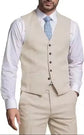 Suits for Men 2 Pieces Vest and Pants Set Gentleman Classic Suit for Men Tuxedo Suit for Men for Wedding Summer Beach SHOPEZRA L.L.C.
