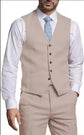 Suits for Men 2 Pieces Vest and Pants Set Gentleman Classic Suit for Men Tuxedo Suit for Men for Wedding Summer Beach SHOPEZRA L.L.C.