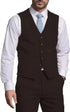 Suits for Men 2 Pieces Vest and Pants Set Gentleman Classic Suit for Men Tuxedo Suit for Men for Wedding Summer Beach SHOPEZRA L.L.C.