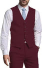 Suits for Men 2 Pieces Vest and Pants Set Gentleman Classic Suit for Men Tuxedo Suit for Men for Wedding Summer Beach SHOPEZRA L.L.C.
