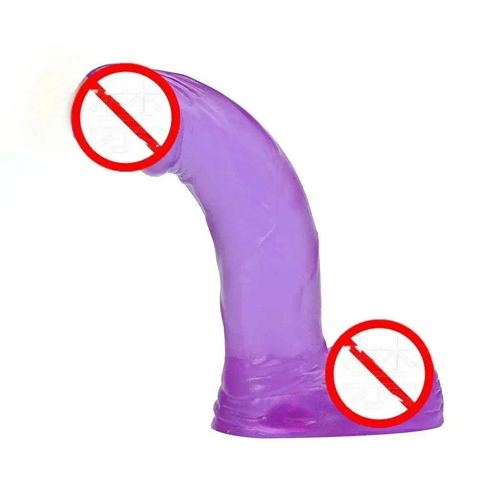 Silicone 11cm mini dildo with realistic design, suction cup base, waterproof G-spot massager for women and couples.