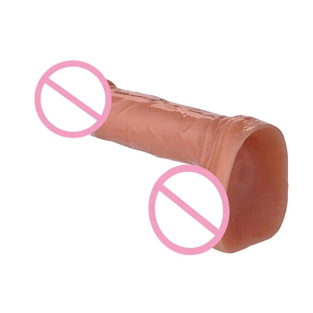 11cm silicone mini dildo with realistic design, suction cup, waterproof G-spot massager for women and couples.