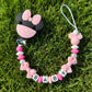 2026 Custom Name Baby Pacifier Clips Chain Silicone Beads Teether Toys Dummy Holder Russian English Name Pacifier Chain Newborn SHOPEZRA L.L.C.