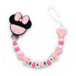 2026 Custom Name Baby Pacifier Clips Chain Silicone Beads Teether Toys Dummy Holder Russian English Name Pacifier Chain Newborn SHOPEZRA L.L.C.