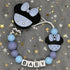 2026 Custom Name Baby Pacifier Clips Chain Silicone Beads Teether Toys Dummy Holder Russian English Name Pacifier Chain Newborn SHOPEZRA L.L.C.