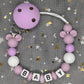 2026 Custom Name Baby Pacifier Clips Chain Silicone Beads Teether Toys Dummy Holder Russian English Name Pacifier Chain Newborn SHOPEZRA L.L.C.