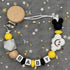 2026 Custom Name Baby Pacifier Clips Chain Silicone Beads Teether Toys Dummy Holder Russian English Name Pacifier Chain Newborn SHOPEZRA L.L.C.