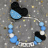 2026 Custom Name Baby Pacifier Clips Chain Silicone Beads Teether Toys Dummy Holder Russian English Name Pacifier Chain Newborn SHOPEZRA L.L.C.