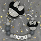 2026 Custom Name Baby Pacifier Clips Chain Silicone Beads Teether Toys Dummy Holder Russian English Name Pacifier Chain Newborn SHOPEZRA L.L.C.