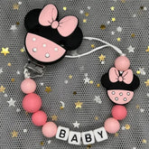 2026 Custom Name Baby Pacifier Clips Chain Silicone Beads Teether Toys Dummy Holder Russian English Name Pacifier Chain Newborn SHOPEZRA L.L.C.