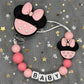 2026 Custom Name Baby Pacifier Clips Chain Silicone Beads Teether Toys Dummy Holder Russian English Name Pacifier Chain Newborn SHOPEZRA L.L.C.